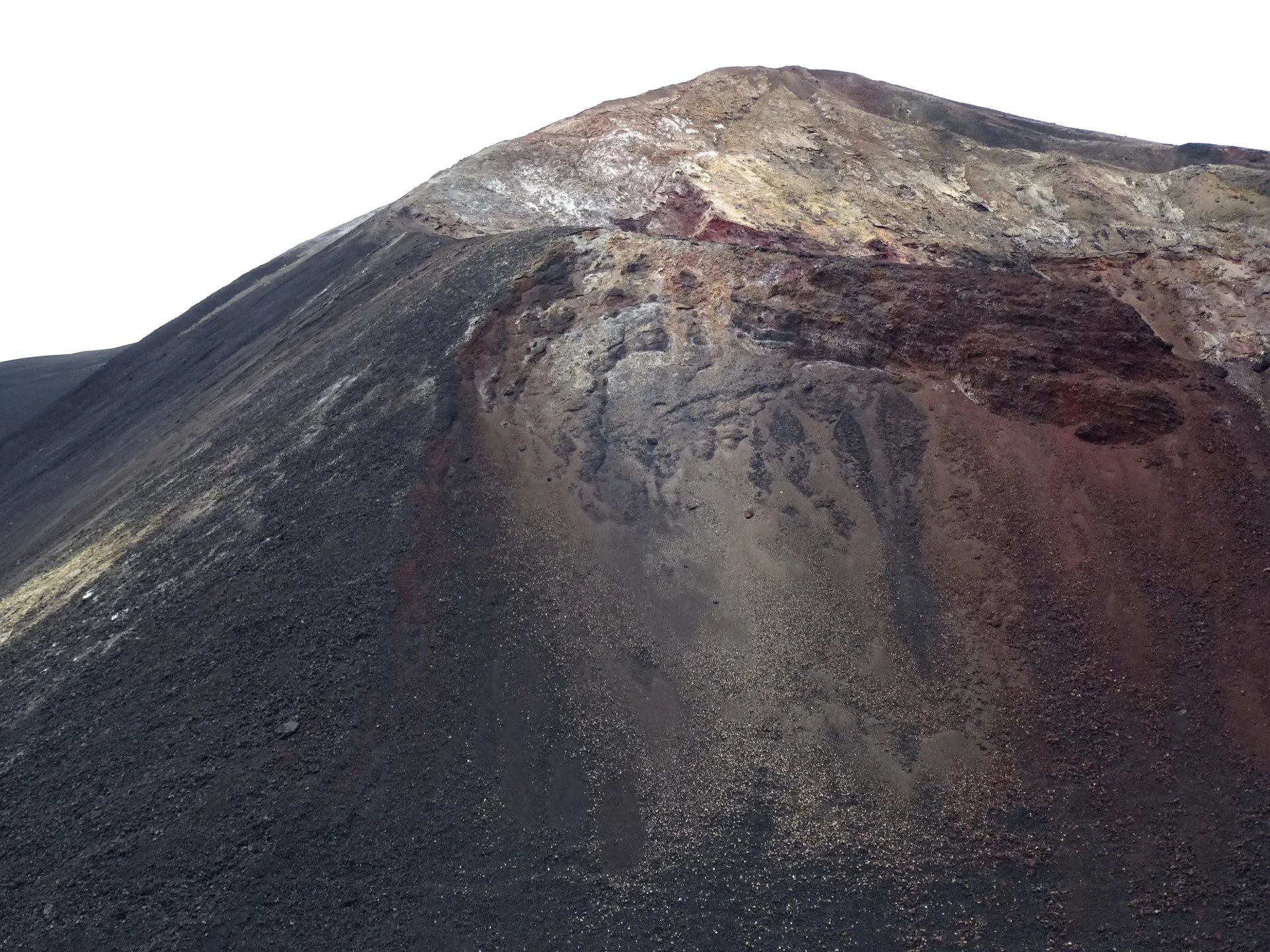 Dark volcanic slope at Cerro Negro